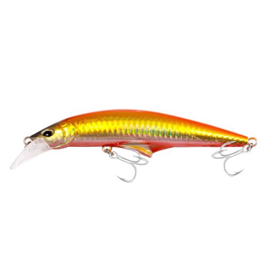 Fishing Bait Hard Lure with Treble Hook Realistic Looking 3D Eyes Bright Color Portable Mini Artificial Lure Fake Bait