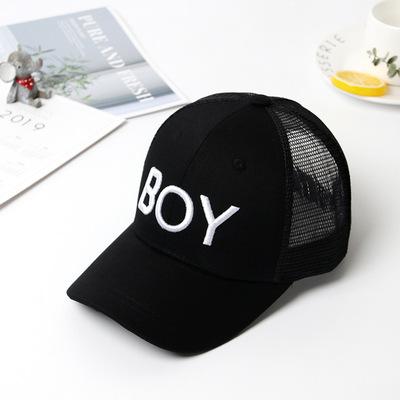 Summer autumn Kid Boy Cartoon Letter Embroidered Baseabll Caps Children Girls Outdoor Leisure Mesh Sport hats