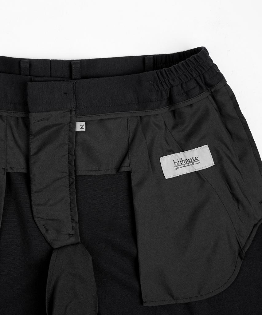 BIRBANTE Comfort Stretch C.L Fit Setup Slacks - Black