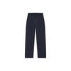 FILA Archive Solid Color Button Straight Knit Casual Pants Women bottoms Legendary-Blue F11W349614F-NV