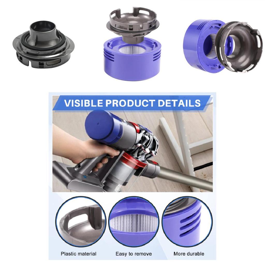 Para Dyosn V7 V8 Motor de Repuesto Cubierta Trasera Filtro Trasero Para Uso Doméstico