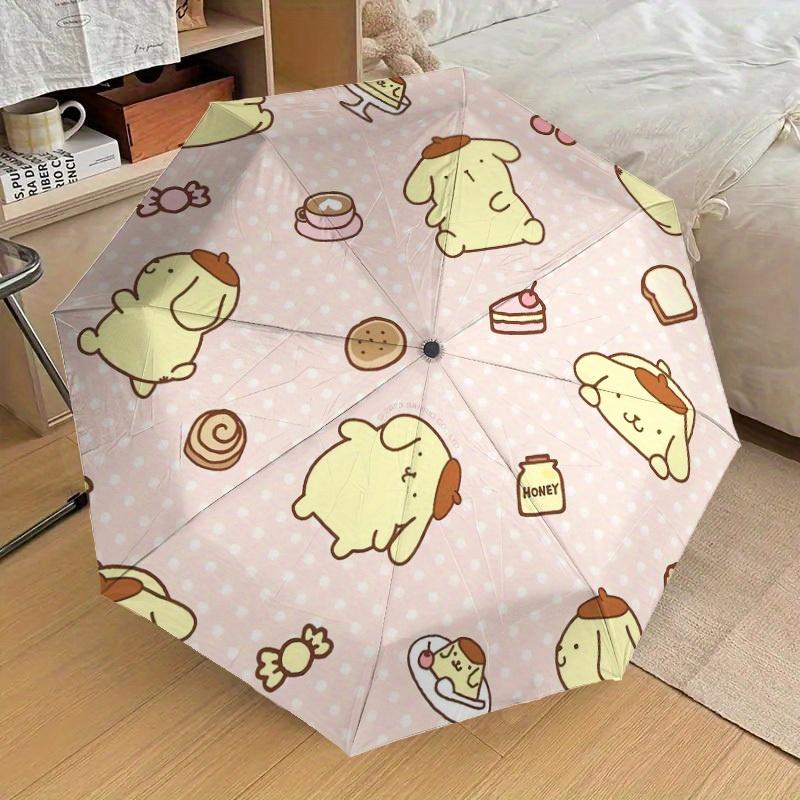 1pc Cute Pastel Animal Pattern Umbrella with Plastic Handle,Suitable for All Seasons Home Travel Outdoor UmbrellaSanlio568