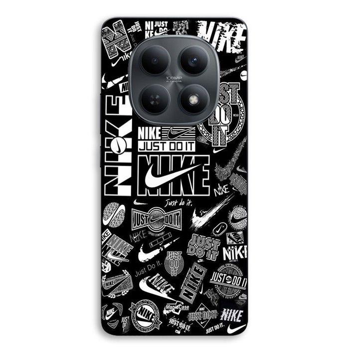 Coque Pour Xiaomi Redmi Note 15 5g Nike air logo Graffiti Noir et blanc Maniacase