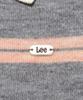 LEE Women'S Collared Stripe Knit Gray