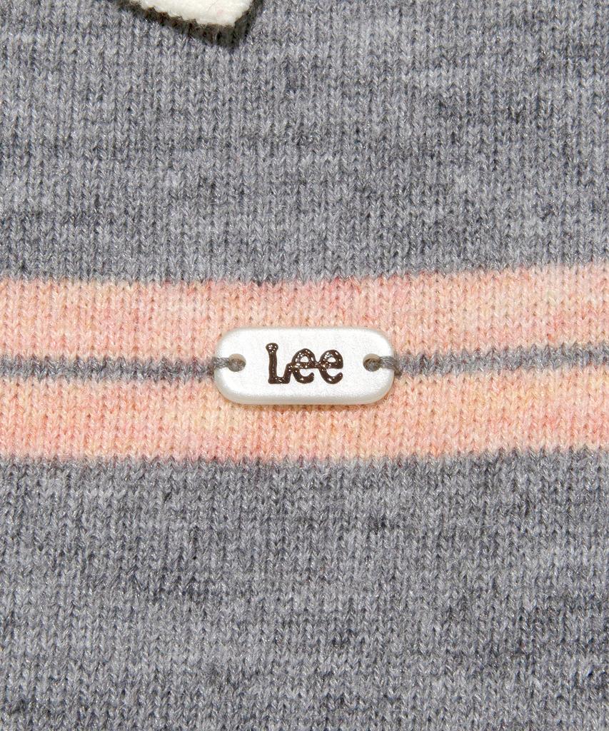 LEE Women'S Collared Stripe Knit Gray