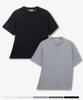 MINDBRIDGE [Set][Henry Neck Or Crop] Daily Short Sleeve T-Shirt - 3 Colors