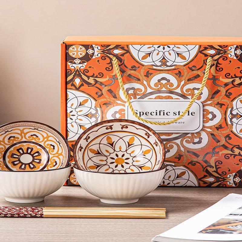 Luxury Ceramic Panda Bowl Gift Set
