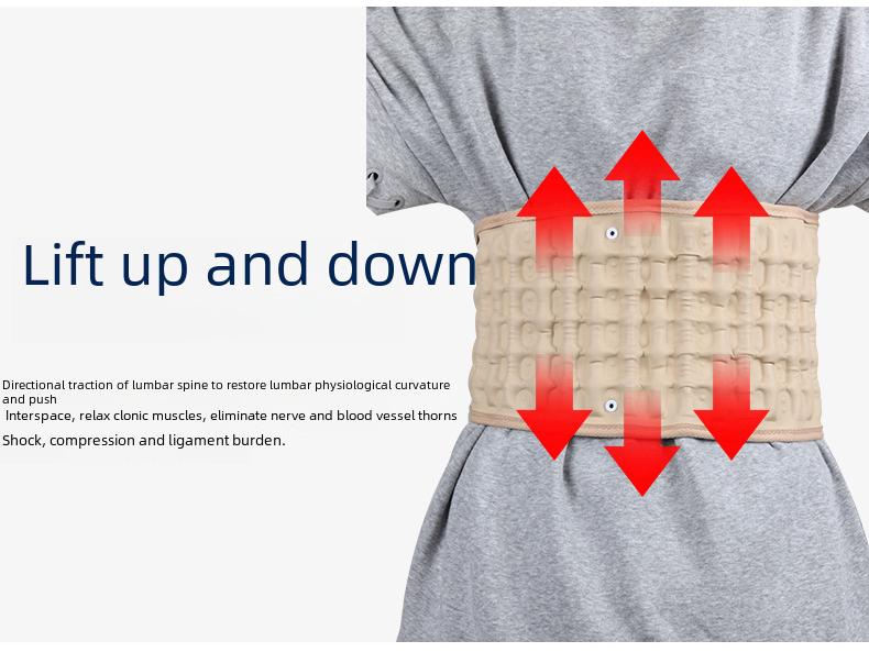Aufblasbarer Lendenwirbelstützgürtel für Männer und Frauen