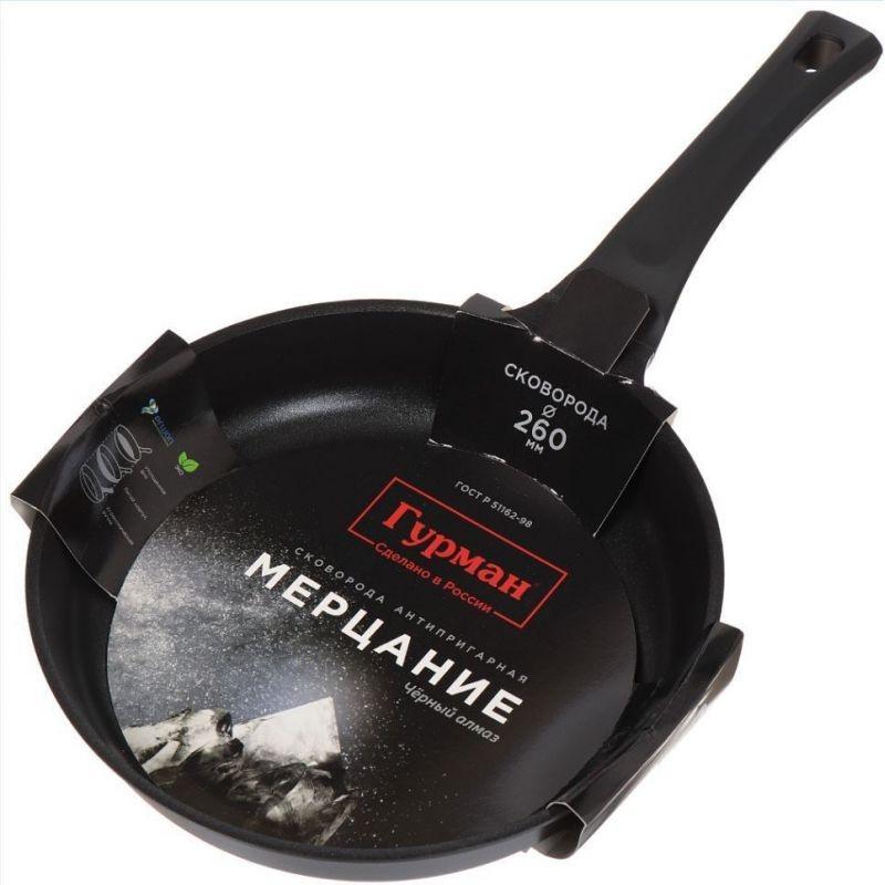 

Сковорода без крышки Gourmet Gm2601 Cha Black Diamond
