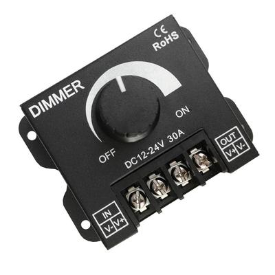דימר LED יחיד ללא מדרגות DC 12V-24V 30A מתג מנורה עבור LED במתח קבוע מנורה יחידה