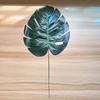 10pcs Artificial Green Leaves Scattered Tail Leaves Plants Plastic Turtleback Fern Home Bouquet Supplies Desktop Decoration
