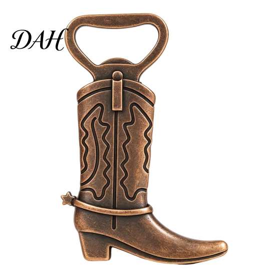 Western Bachelorette Party Gifts Cowboy Boot Bottle Opener, Durable Zinc Alloy Theme Openers with Unique Favor Sets Thank You Card, Favors for