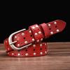 NEW Female Waistband Fashion Women Rivet Belt Hollow Out Belt Width:2.8