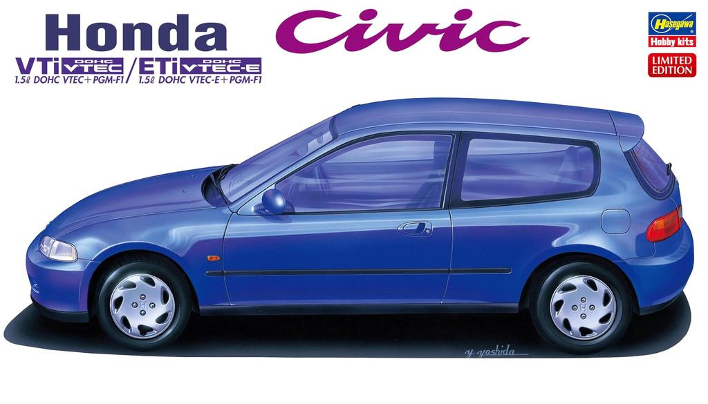 Hasegawa Honda Civic Plastic Model Kit 20663 1/24 VTi/ETi