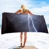 Oversized Beach Towel,Lighting Print Extra Large Big Pool Swim Travel Soft Towel Blanket Camping Cruise Lounge Chair Cover Gift