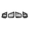 Carbon Fiber Style Dashboard Side Air Vent Outlet Cover Trim For Toyota Tundra