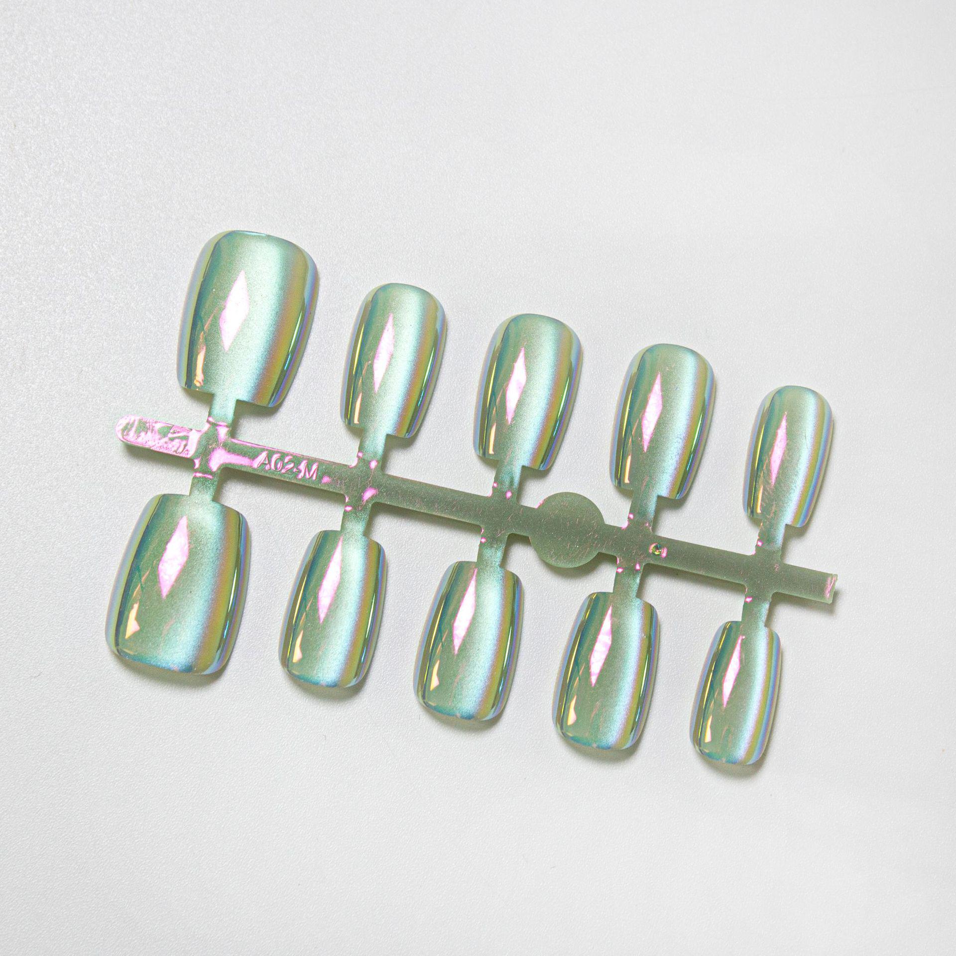 

Jiaolong Новые Гальванизированные Гелевые Текстурные Готовые Накладные Ногти Medium