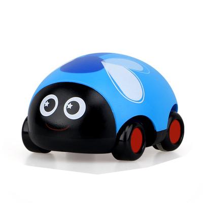 Kids Pull Back Vehicle Cute Look Impact Resistant Plastic Miniature Pull Back Car Toy Model for