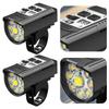 LED Fiets Voorlamp Hoge Helderheid Fiets Zaklamp Dubbele Lichtbron Fiets Veiligheidslamp Fiets Koplamp Fietsaccessoires