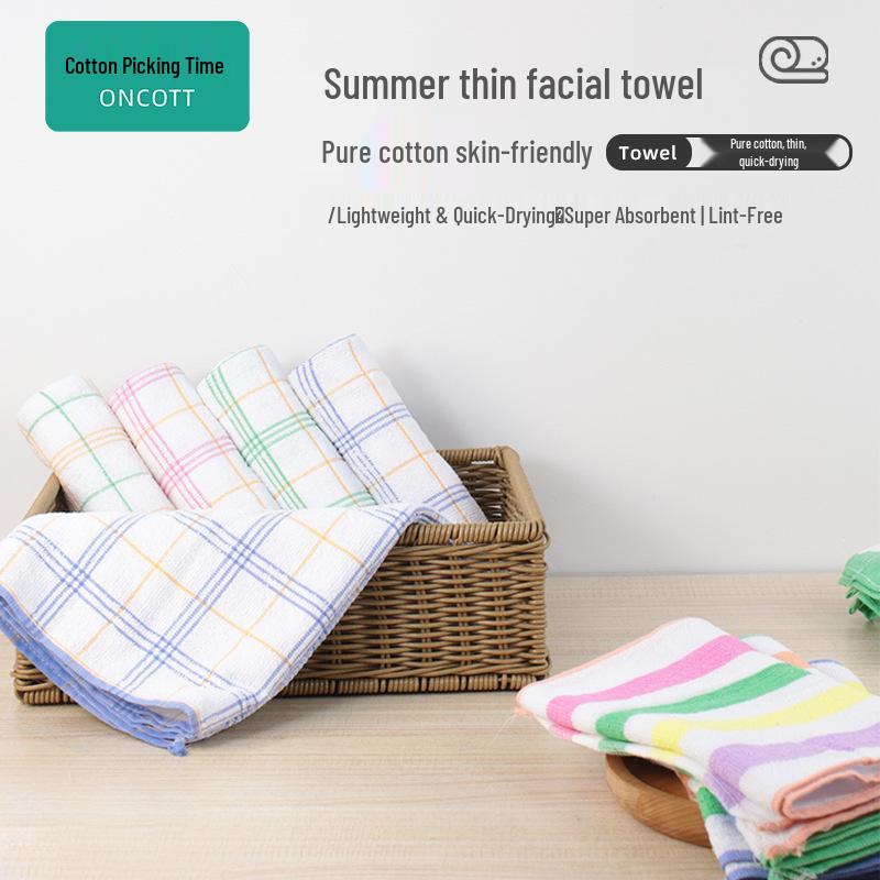 2024 Black Cat Striped Face Wash Towel - Beautiful, Thin, Home Use, Great Gift