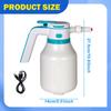 Electric Car Foam Sprayer Spray Bottle Cordless Portable 2000 ml Handheld for Washing