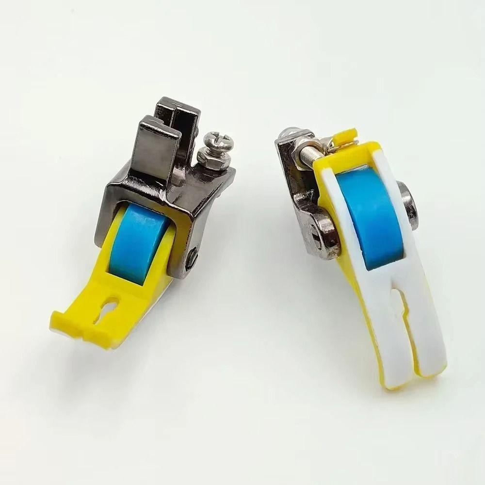 1Pcs Replaceable Narrow Roller Presser Foot Lockstitch Plastic Wheel Presser Feet Universal Sewing Machine Accessories