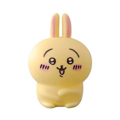 Anime Chikawa Kawaii Dekorace na stůl do ložnice Hachiware Usagi Kreslená vinylová panenka Noční světlo Svítící hračka Překvapení Dívčí dárky