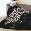Babymetal Combination Blanket Flannel Sofa Throw Blanket Warm Throw Blankets for Couch Bedding Outdoor Throws Bedspread Quilt