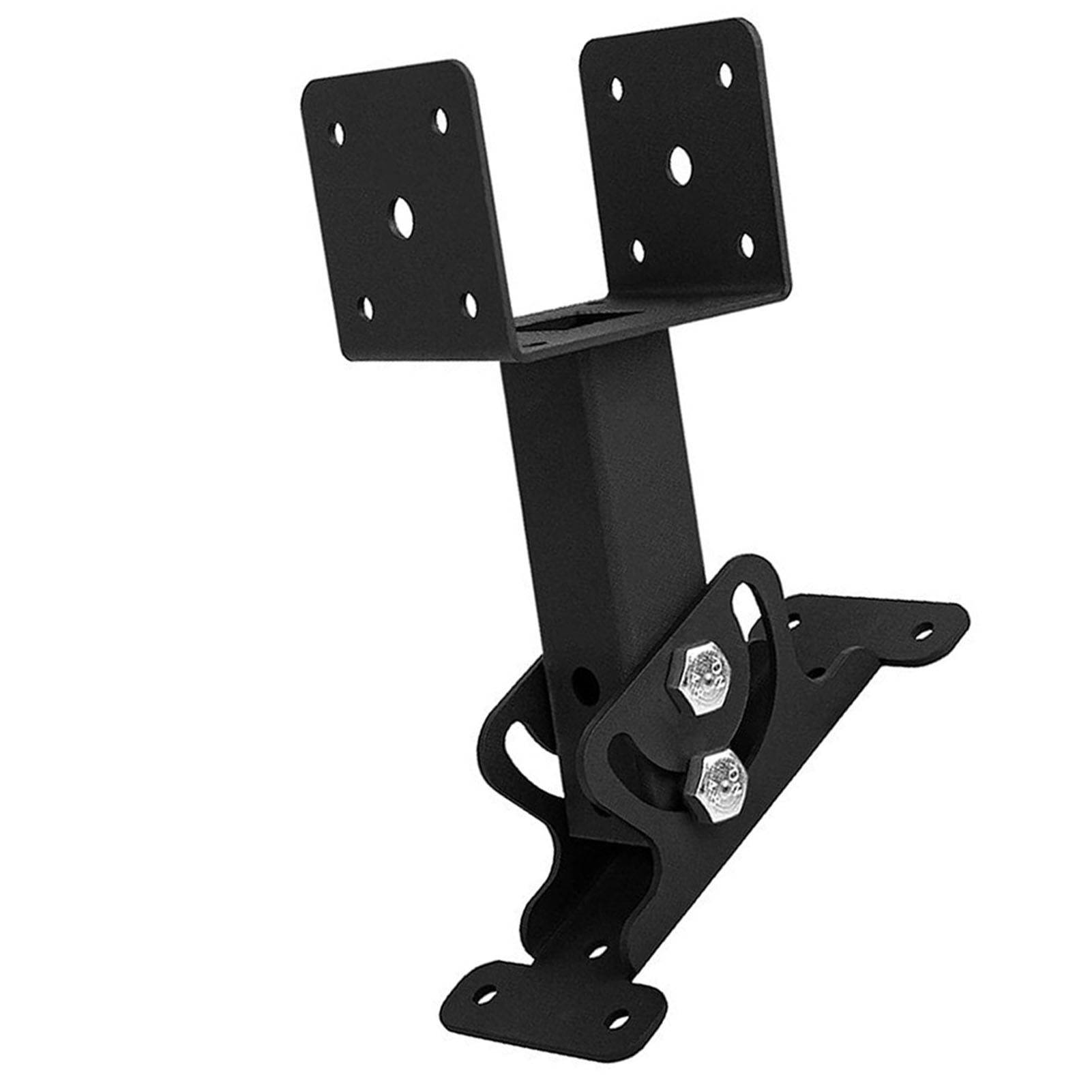

Pergola Roof Riser Beam Bracket Kit Carbon Steel Adjustable Roof Riser Bracket Kit Fits 4x4 and 4x6 Wood Beams