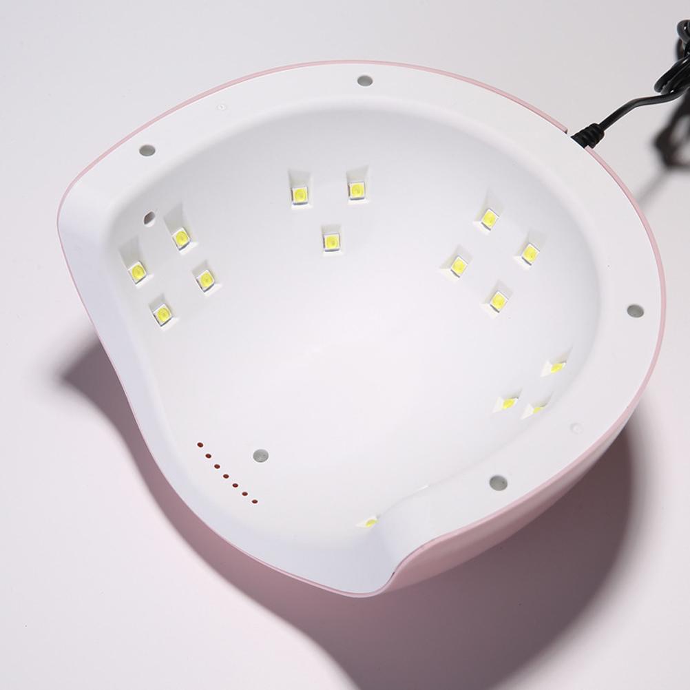 54W LED Nail Lamp UV Nail Dryers Phototherapy Nail Machine with Timer Nail Dryer Lamp