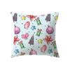 Christmas Decoration Santa Claus Print Pattern Cushion Cover Home Living Room Sofa Square Pillow Cover