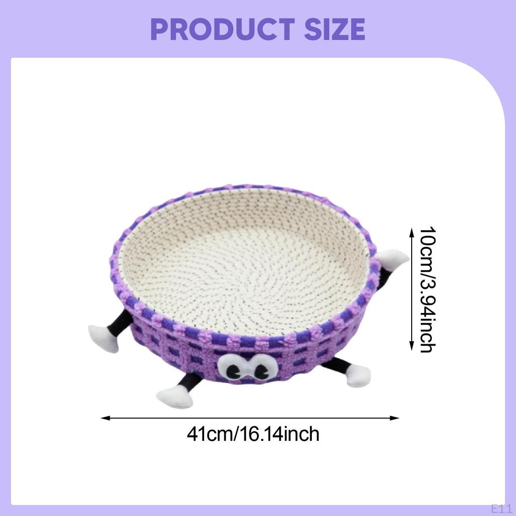 Braided Cat House, Sleeping Bed, Furniture Protector, Hand-Woven Scratching Post, Pet House for