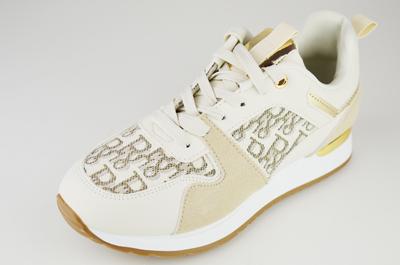 Sneakers for Women 016 36 Beige Leather / Suede