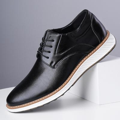 Modne Wysokiej Jakości Męskie Buty Skórzane Business Casual Oddychające Wygodne Buty Popularne Klasyczne Buty Eleganckie Męskie Zapatos De Hombre