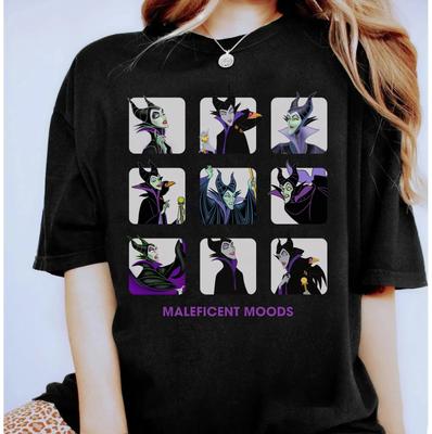 Maleficent Moods Funny Villains Unisex 100% Cotton T-shirt Mens Tees Top Adul100% Cotton T-shirt Mens Tees Top 100% Cotton T-shirt Mens Tees Top 10013