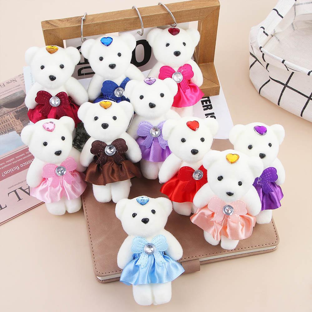 PCS Cute Cartoon Plush Animal Doll Toy Hard foam Bouquet Bear Plush Doll Kid Toys Small Bear Doll