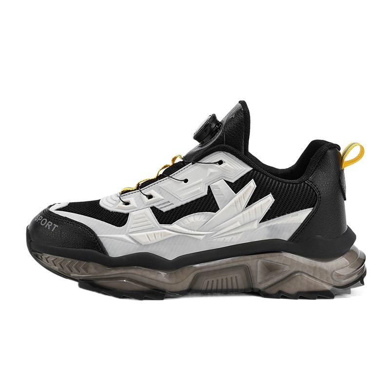Men's Shoes New Real Popcorn Casual Shoes Rotating Button Fashion Versatile Shoes Ultra-light Cushioning Sports Shoes