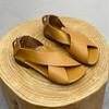 Summer new popular high-value wasteland style retro sandals women's foreign style flat bottom non-slip comfortable Roman sandals