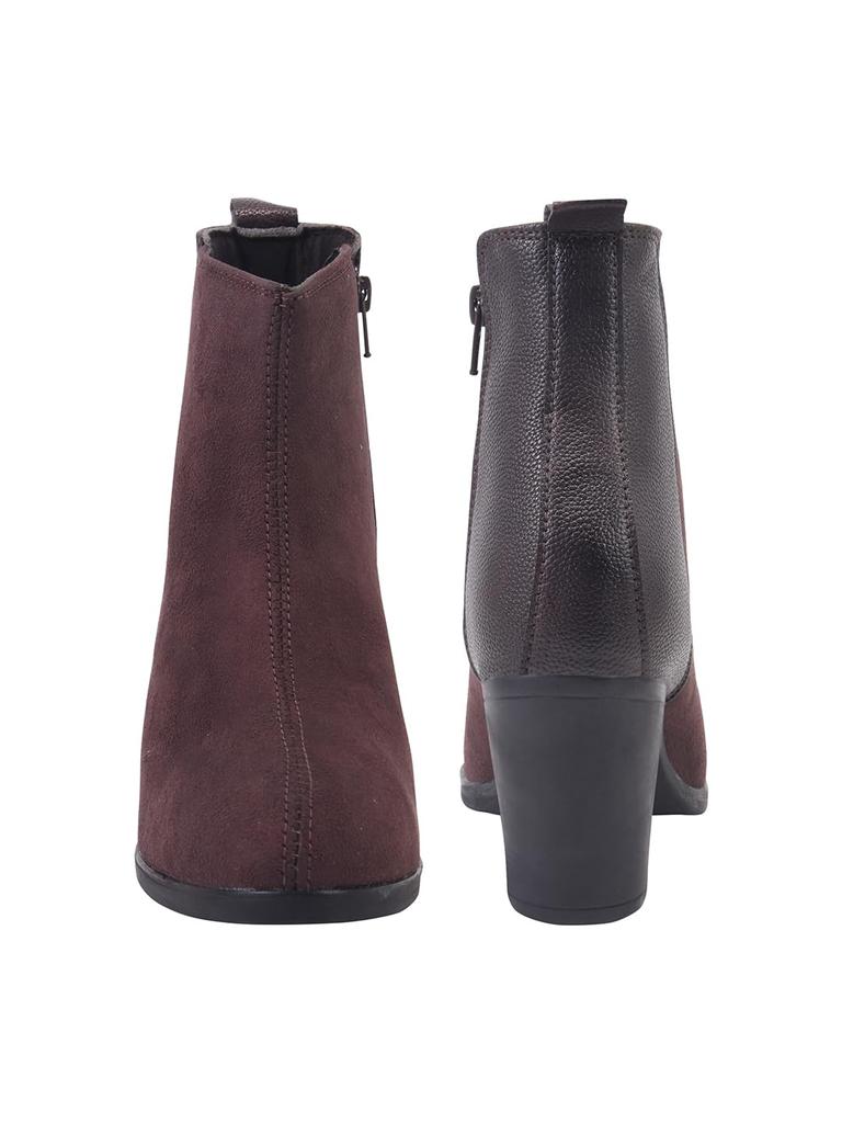 Shoetopia Womens Ankle Comfortable Boots || Zip Platform Boots Casual & Street Style Footwear