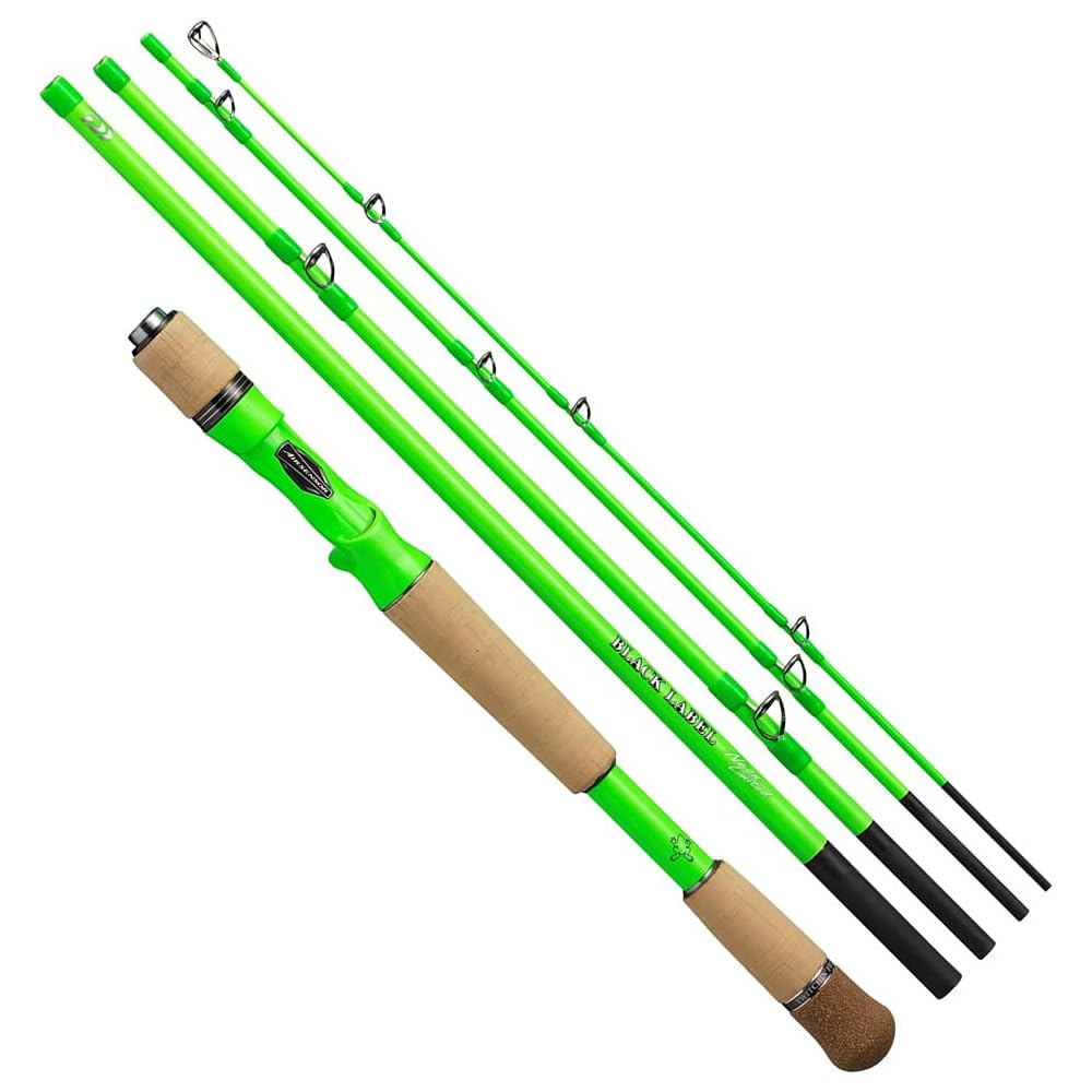 Daiwa 21 Black Label Travel Fishing Rod C63MH-5 FR 5 Sections Lightweight Durable