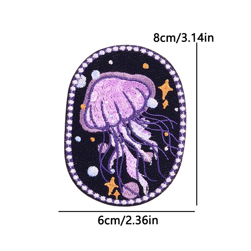 West Cowboys Iron On Patches For Clothing thermoadhesive Patches For Clothes Mushroom Embroidery Patches For Hat/Jeans DIY Badge