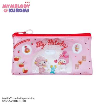 Sanrio Netflix MY MELODY & KUROMI My Melody Transparenter Stifteetui Japan NEU