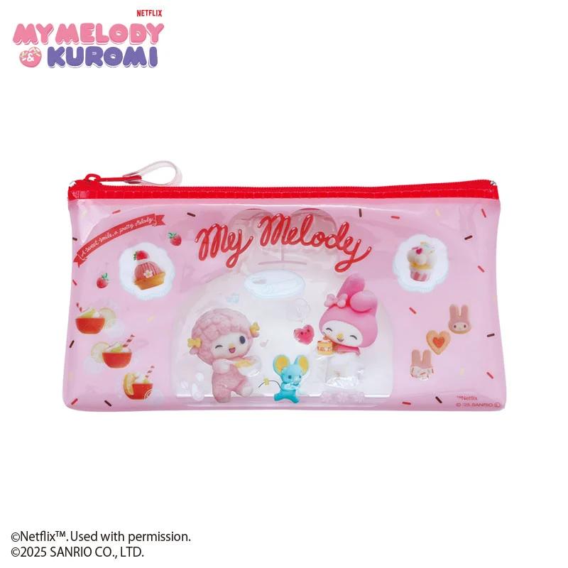 Sanrio Netflix MY MELODY & KUROMI My Melody Clear Pen Case Japan NEW