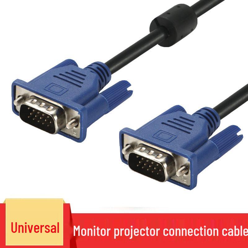 Кабель VGA 1,5/3/5 м 3+5 для подключения монитора, телевизора, проектора, компьютера