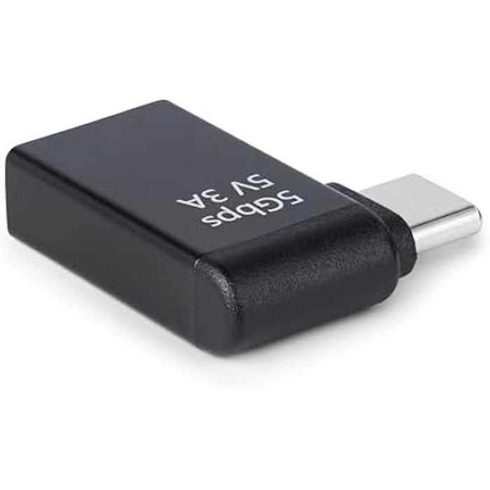 Adaptateur USB-C Vers USB-A - StarTech.Com - Coudé - 5Gbps - Aluminium - Compatible USB 2.0