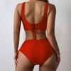 Women's  Split  Bikini Swimsuit Sport Swimsuit