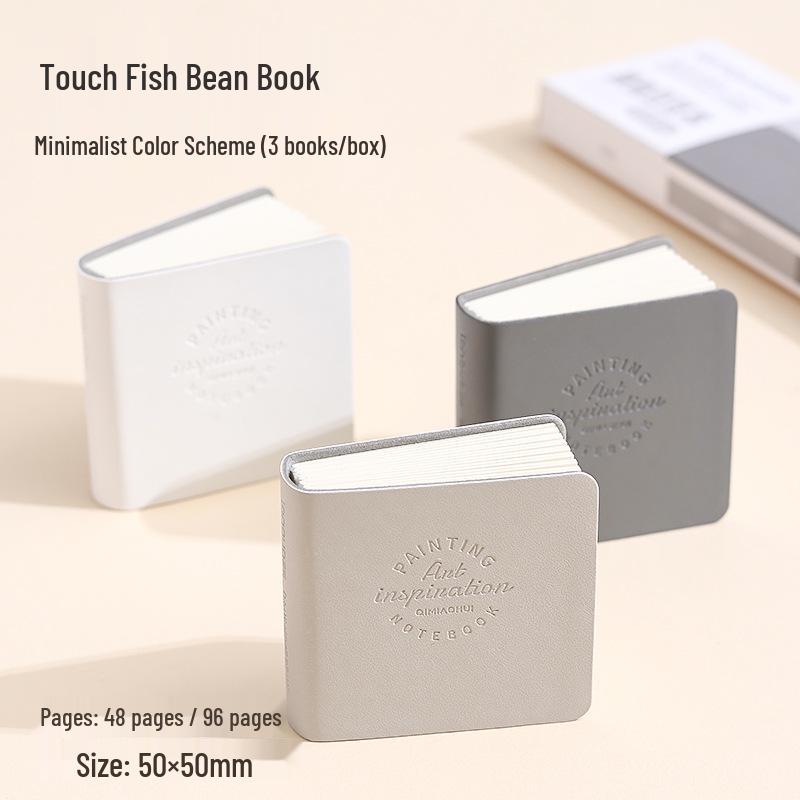 Blue Fruit Acrylic Cardstock Drawing & Doodling Mini Watercolor Pocket Book with Thickened Blank Pages