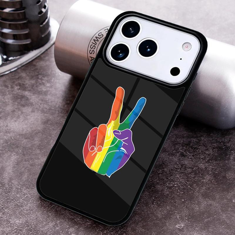 LOVE IS LOVE LGBT GAY PRIDE soft Phone Case for iPhone 17 16 15 Pro Max Air 14 13 12 11 Plus Shockproof Capa Cover