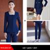 Elegant Women's Autumn/Winter Suit Set for Hotel Receptionist and Beauty Salon Workwear