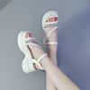 Roman Sandals Lady 2025 Summer Explosion Internet Celebrity Platform European Goods Increase